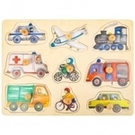 small foot Setzpuzzle Fahrzeuge der Stadt 287372