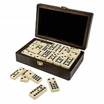 Philos Domino - Doppel 9 - Walnussoptik - 55 Spielsteine 259919