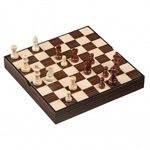 Philos Schachset - Feld 34 mm - magnetisch - mit Figuren KH 64 mm 259892
