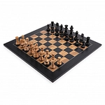 Philos Schachset Schwarz Olive Deluxe - Feld 50 mm 299900