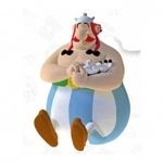 Plastoy SAS Chibi Obelix und Idefix - Sparschwein 286604