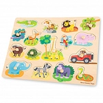 Woet Steckpuzzle - Safari - 16 Teile 303393