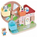 small foot Motorikspielzeug Riesenrad - Jungle Friends 302759