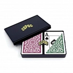 ASS Spielkartenfabrik COPAG Elite - Jumbo Face - 2 index - Green/Burgundy...