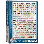 eurographics Puzzle - Flaggen der Welt - 1000 Teile 300703