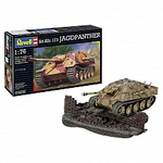 Revell - Sonderkraftfahrzeug 173 - Jagdpanther - 1:76 - 51 Teile 304986
