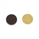 Halmakegel.com BG-Spielsteine - gro&szlig; - Erle - 35 x 8 mm - braun und natur 242161