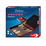 NORIS Spiele Deluxe Reisespiel - Backgammon - Holzbox 266415