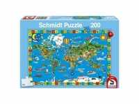 Schmidt Spiele Puzzle - Deine bunte Erde (200 Teile) - deutsch 286365