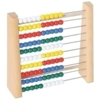 Bartl Rechenrahmen mit 100 bunten Perlen 244405