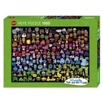 Heye Puzzle - Doodle Rainbow - Standard 1000 Teile 291106