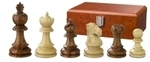 Chess - Schachfiguren - Valerian - Holz - Edel-Staunton - K&ouml;nigsh&ouml;he 90 mm...