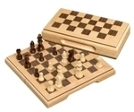 Chess - Schachspiel - Reiseschach - magnetisch - klein - Breite 17 cm 241954