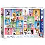 eurographics Puzzle - Yoga Hunde - 1000 Teile 300904