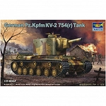 Trumpeter - German Pz.Kpfw. KV-2 754(r) - 1:35 - 348 Teile 307555
