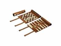 BG - Reisespiel - Schach - Backgammon und Dame-Set - aufrollbar 242174