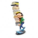 Plastoy SAS Gaston mit B&uuml;cherstapel 285503