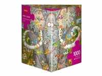 Heye Puzzle - Elephants Life, Degano - Triangular 1000 Teile 296435