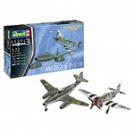Revell - Combat Set Messerschmitt Me262/P-51B Mustang - 1:72 - 111 Teile 305239