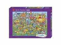 Heye Puzzle - Doodle Village, Pens are my Friends - Standard 1000 Teile 291427