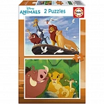 EDUCA Disney - Der K&ouml;nig der L&ouml;wen 2 x 48 Teile 301449