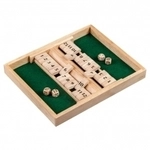 Philos Shut the Box - 12er - f&uuml;r 1-2 Personen - mit W&uuml;rfeln 259907