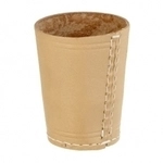 Piatnik Lederw&uuml;rfelbecher natur - 8,8cm 285725