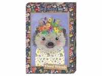 Heye Puzzle - Funny Hedgehog, Floral Friends - Standard 500 Teile - deutsch 291056