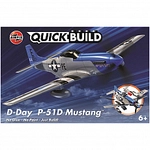 Airfix - Quickbuild - D-Day P-51D Mustang - 38 Teile 306420