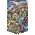 Heye Puzzle - Go Camping!, Berman - Triangular 2000 Teile 291386
