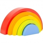 small foot Holzbausteine Regenbogen 288022