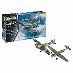 Revell - Combat Set Messerschmitt Bf109G-10/Spitfire Mk.V - 1:72 - 76 Teile 305487