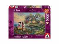 Schmidt Spiele Puzzle - Thomas Kinkade Disney Sweethearts Mickey & Minnie (1000