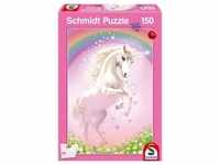 Schmidt Spiele Puzzle - Rosa Einhorn (150 Teile) - deutsch 286470