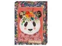 Heye Puzzle - Cuddly Panda, Floral Friends - Standard 1000 Teile 291419
