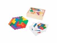 small foot Lernspiel Holzpuzzle Hexagon 287255