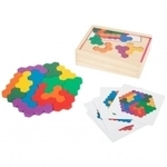 small foot Lernspiel Holzpuzzle Hexagon 287255