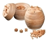 Philos W&uuml;rfelfass - Cassia siamea-Holz 242669