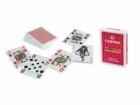Philos Poker und Bridge - rot - Plastik - 100% Plastik Poker Jumbo Index - rot...