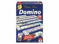 Schmidt Spiele Domino - Classic Line - mit großen Spielsteinen 296869