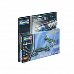 Revell Model Set P-51 Mustang/Me262 - 1:72 - 111 Teile 306008