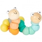 small foot baby Display Motorikspielzeug Raupe Pastell 287215