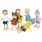 small foot Biegepuppen-Familie aus Holz 287186