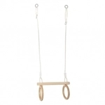 small foot Trapez mit Turnringen aus Holz 287139