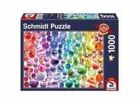 Schmidt Spiele Puzzle - Regenbogen-Murmeln (1000 Teile) 293054
