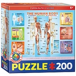 eurographics Puzzle - Der menschliche K&ouml;rper 200 Teile 301222