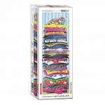 eurographics Puzzle - K&auml;tzchen auf Kissen - 1000 Teile 301214