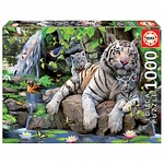 EDUCA Bengalische wei&szlig;e Tiger - 1000 Teile 301445
