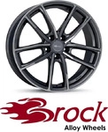 Brock 321542, Brock B38 Black Gloss 8x18 ET 49 5/114.3 Alufelge Schwarz