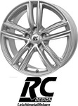 RC Design RC27ECE701844PFKSV, RC Design Rc27 Crystal Silver 7x18 ET 44 5X108 Alufelge